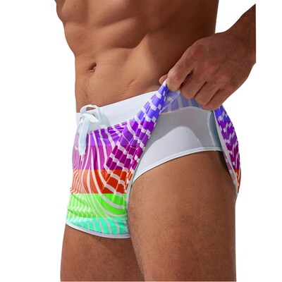 Puimentiua Summer New Quick Dry Mens Swim Shorts Summer Boa