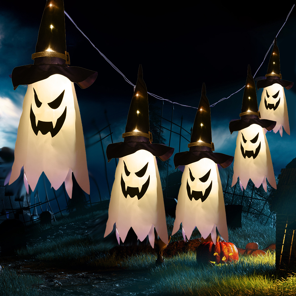 Halloween Decoration LED Flashing Light Gypsophila Ghost