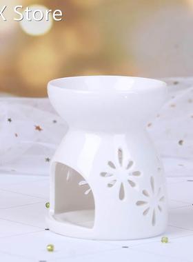 Ceramic Candle Holder Essential Oil Burner Diffuser Aromathe