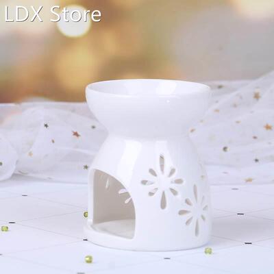 Ceramic Candle Holder Essential Oil Burner Diffuser Aromathe