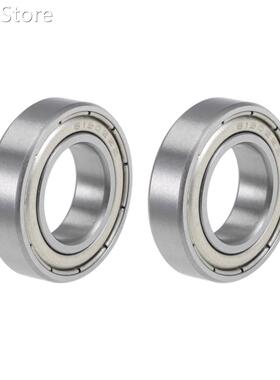 2 Pcs 6306ZZ Deep Groove Ball Bearings Z2 30x72x19mm Double