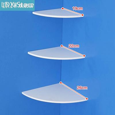 3Pcs Floating Corner Shelf Wall-Mounted Storage Rack Bathroo