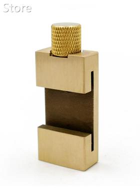 Stop Block Brass Steel Ruler Positioning Block Woodworking L