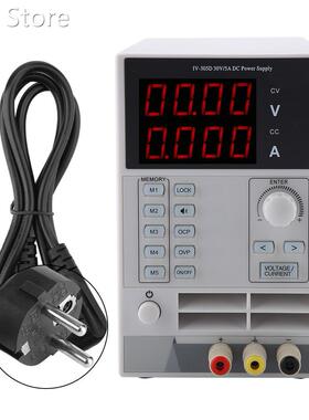 EU Plug 220V LED Digital DC Power Supply Storage Type 30V 5A