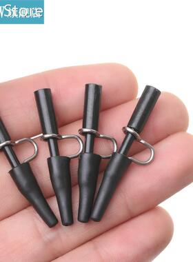 10Pc Fishing Safety Fixed Lead Clips Fastening the Line Heav