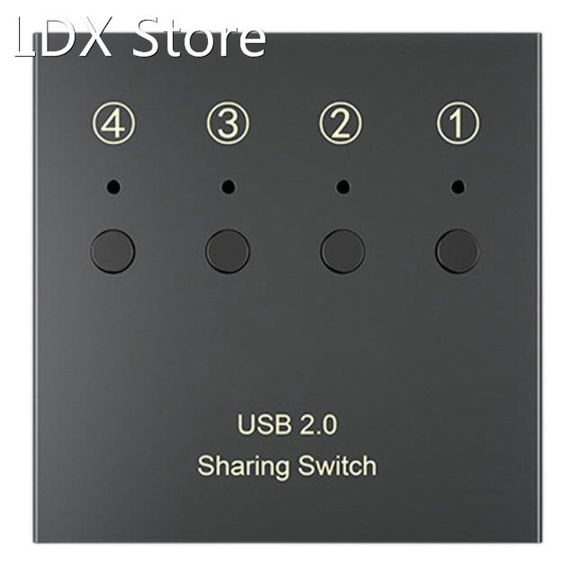 USB Printer Sharing Device 4 Computers Sharing 2 Printers 4
