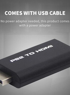 Portable PS2 To HDMI Audio Video Converter Adapter AV HDMI