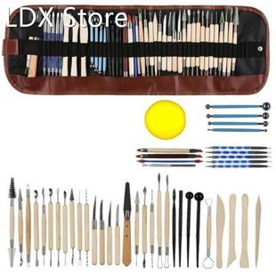 44Pcs Pottery Tool Set, Contains Most of the Modeling Clay T