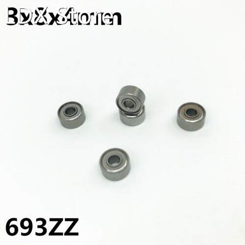 50Pcs 693ZZ L-830ZZ 3x8x4 mm Deep groove ball bearing Miniat