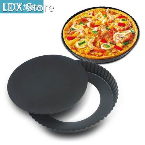 1pc Aluminium Alloy Pizza Pan Creative Removable Bot