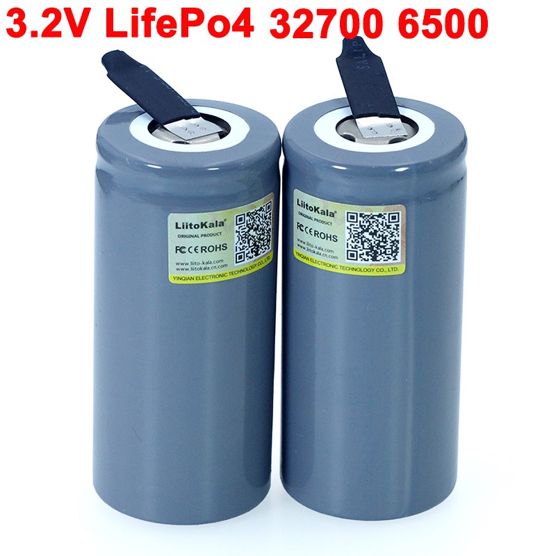 32700 LiFePO4 3.2V 6500mah 33A 55A welded strip Nickel Sheet