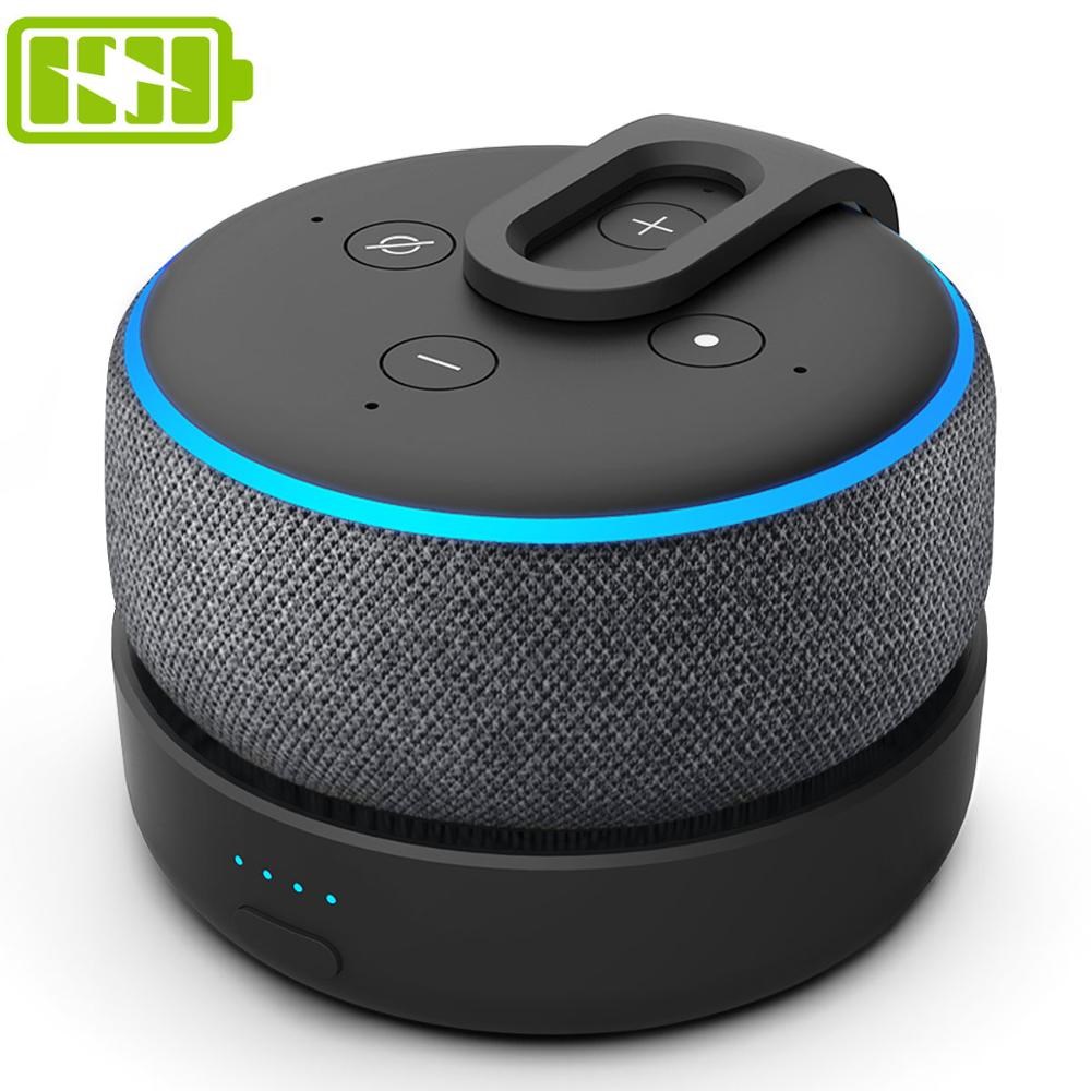 Echo Dot Charging Station Portable Battery Base 3rd Gen Por