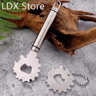 Stainless Steel Grill Scraper BBQ Grill Cleaner Tool Or With