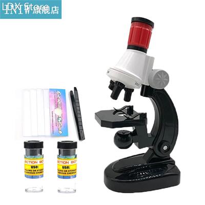 Beginner Microscope Science Kits with 100X 400X 1200X and LE