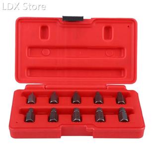 10Pcs/Box Screw Extractor Set Chromium Vanadium Steel 3.2-10
