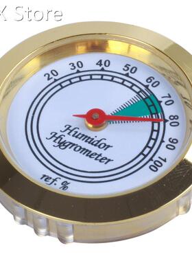 1pc 43mm Calibrate-able Gold frame Round hygrometer 适用于 C