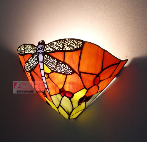 light 30CM European colour wall lamp glass TV background cre