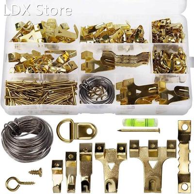 231 Pcs Assorted Picture Frame Hangers with Hooks, Nails, Ha