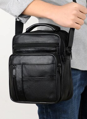 WEIXIER Brand New Business Men's Shoulder Bags Casual Leath