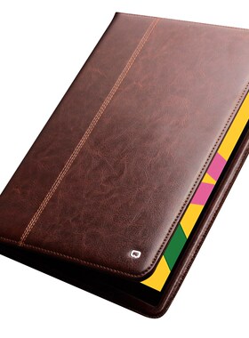 QIALINO Genuine Leather Flip Case for Apple iPad 10.2 inch