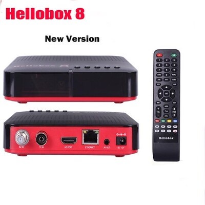 Hellobox 8 new version satellite receiver DVB T2 DVBS2 Comb