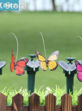 1PC Garden Decoration Solar Powered Fluttering Butterflies H