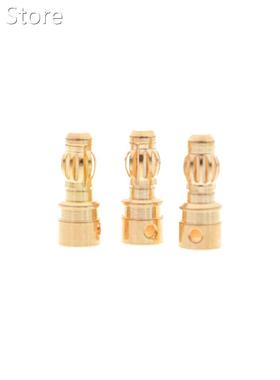 10Pairs 3.5mm Banana Plugs Adapter Gold Plated Bullet Connec