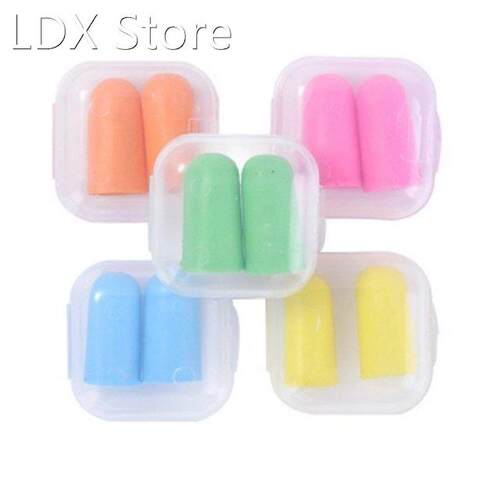 10Pairs/lot Soft Foam Ear Plug for Sleep Noise Reduction Foa