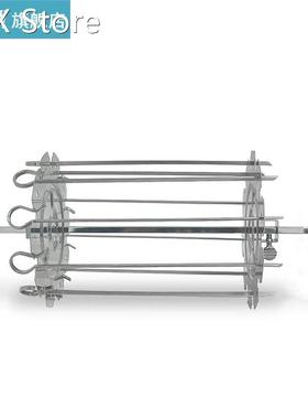 Roaster Rotisserie Skewers Needle Cage Long BBQ Needle For O