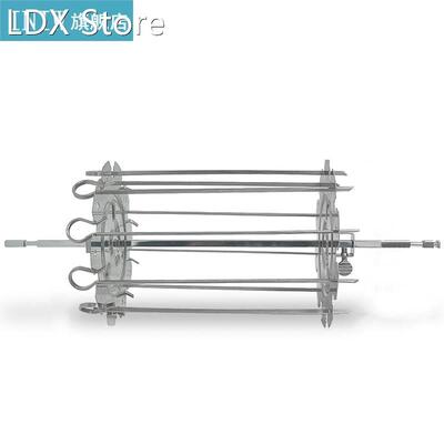 Roaster Rotisserie Skewers Needle Cage Long BBQ Needle For O
