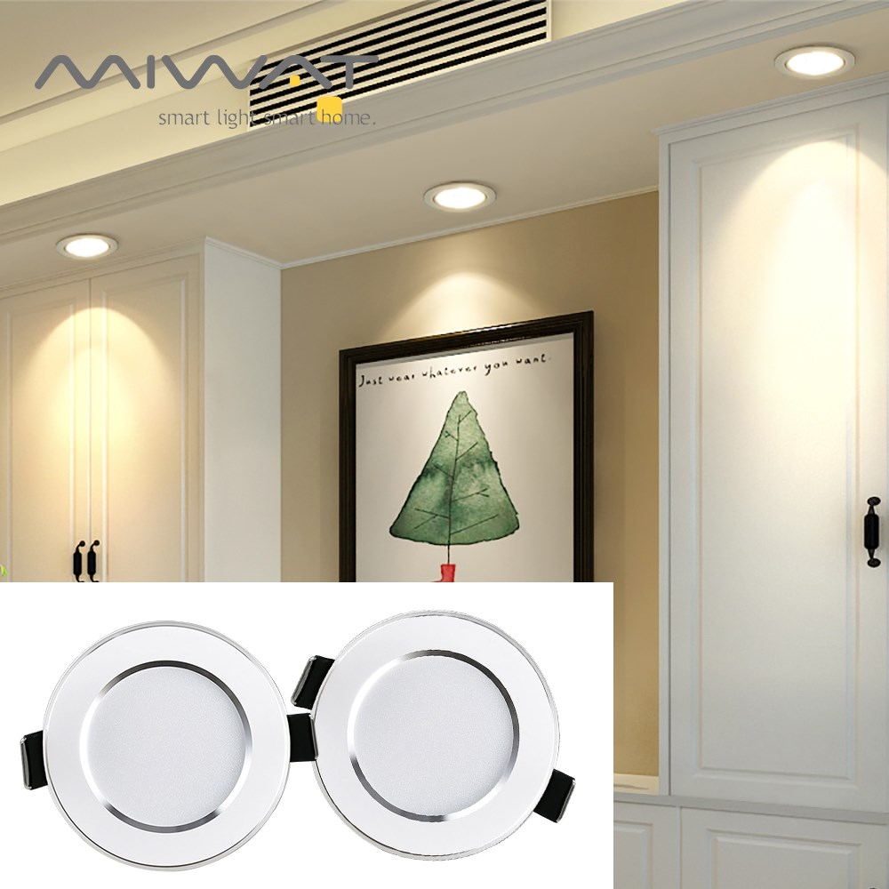 LED Downlight Tricolor Ceiling Light 5W 9W 12W 15W Donw Ligh