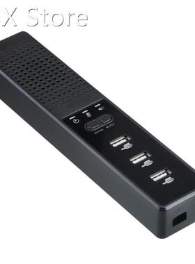 Computer Speakers Microphone USB Hub Plug and Play USB Confe