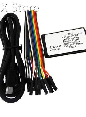 New USB Logic Analyzer 24M 8CH Microcontroller ARM FPGA Debu