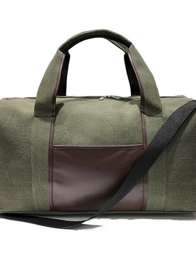 Scione Canvas Simple Travel Luggage Handbags Solid Durable
