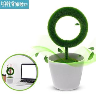 New Desktop Plant Air Purifier Negative Ions Releasing Air C
