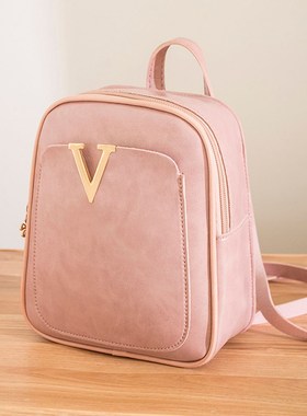 Fashion Women Mini Backpack Pu Leather Travel Bagpack Schoo