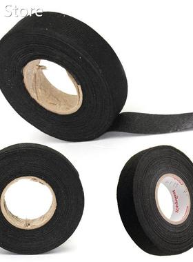 Black Color 1Roll 19mm x 15M Wiring Harness Tape Strong Adhe