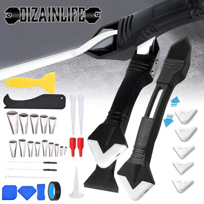 3 IN 1 Silicone Remover Caulk Finisher Peel Sealant Smooth S