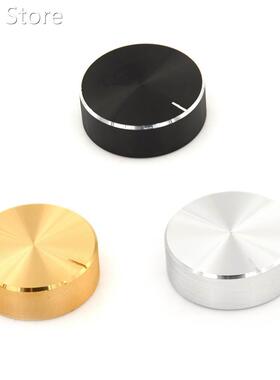 Black Silver Gold Aluminum + Plastic Knob Potentiometer Kno