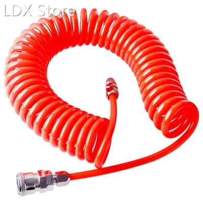 6M/19.68Ft Pneumatic Spring Tube Trachea with Quick Connecto