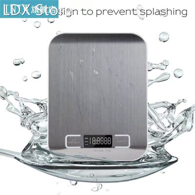 Household Kitchen Scale Electronic Food Scales 5kg/1g Stainl