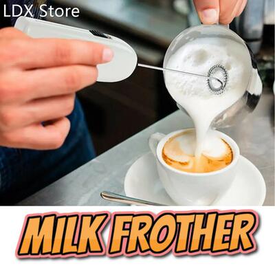 Egg Beater Drinks Milk Frother Foamer Whisk Mixer Stirrer Eg