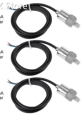 0-10/20/30bar Pressure Transmitter Transducer 1/8 Input 8-32