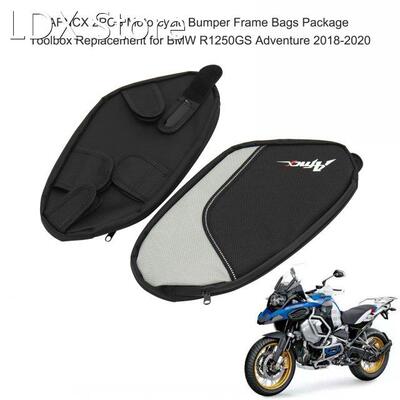 2PCS Motorcycle Bumper Frame Bags Package Toolbox Replacemen