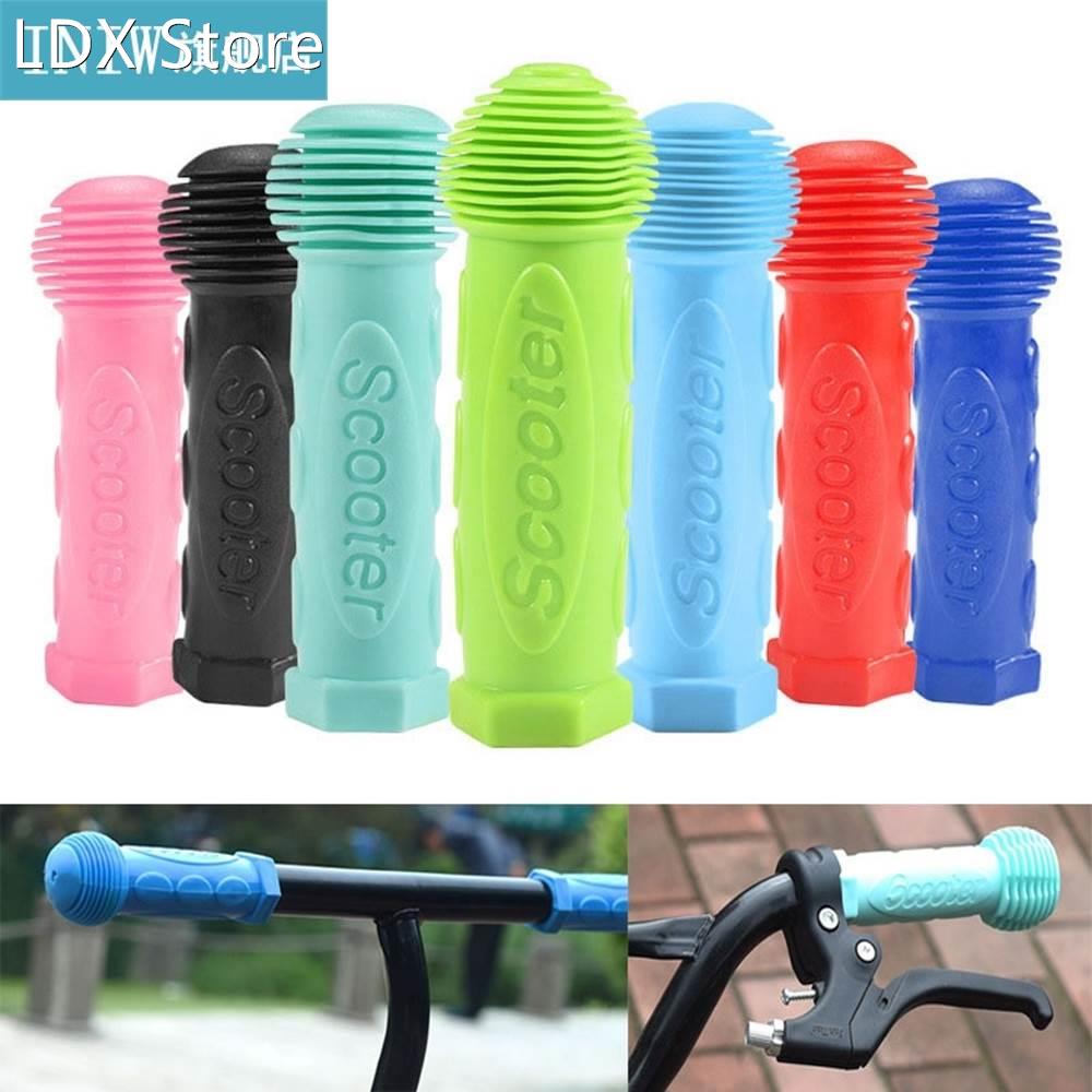 1Pair Rubber Grip Handle Handlebar Grips Kids Colorful Blue