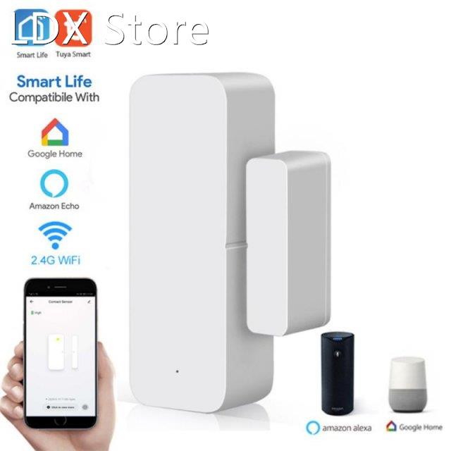 Magnetic Tuya WiFi Door Sensor, Smart Door Open/Closed Detec