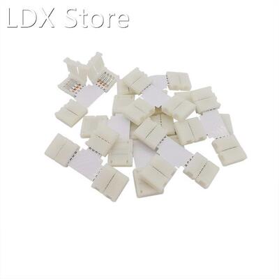 5/2Pcs T Shape 4 PIN 10mm Solderless LED Strip Corner Rright