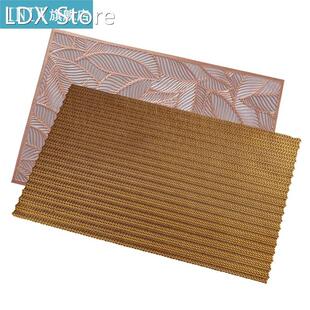Fashion 4Pcs/Set PVC Placemats Heat Resistant Table Placema