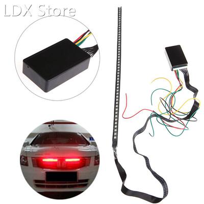 48 SMD 5050 LED RGB Scanner Flash Car Strobe Remote Knight R