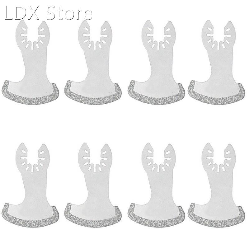 8 Pcs Oscillating Multi Tool Diamond Segment Swing Grit Grou